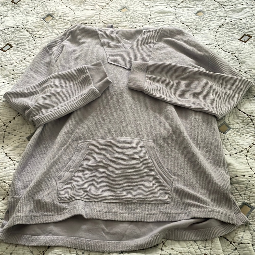 Purple beach hoodie